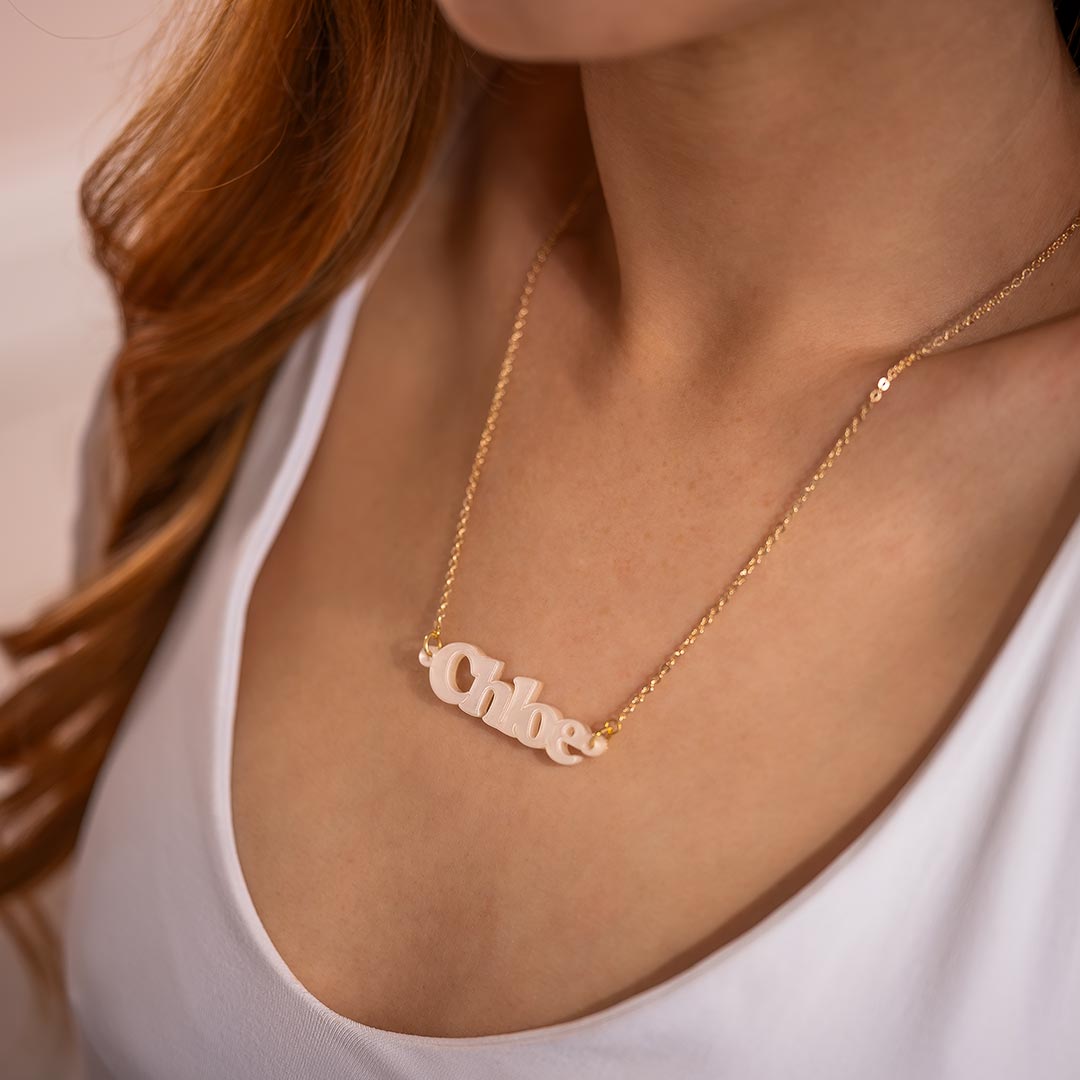 Statement Personalised Name Necklace