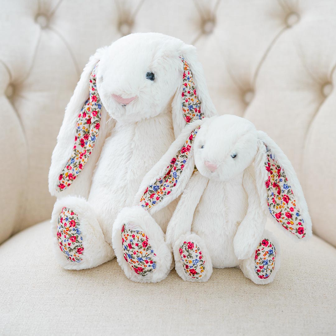 cream blossom bunny by jellycat