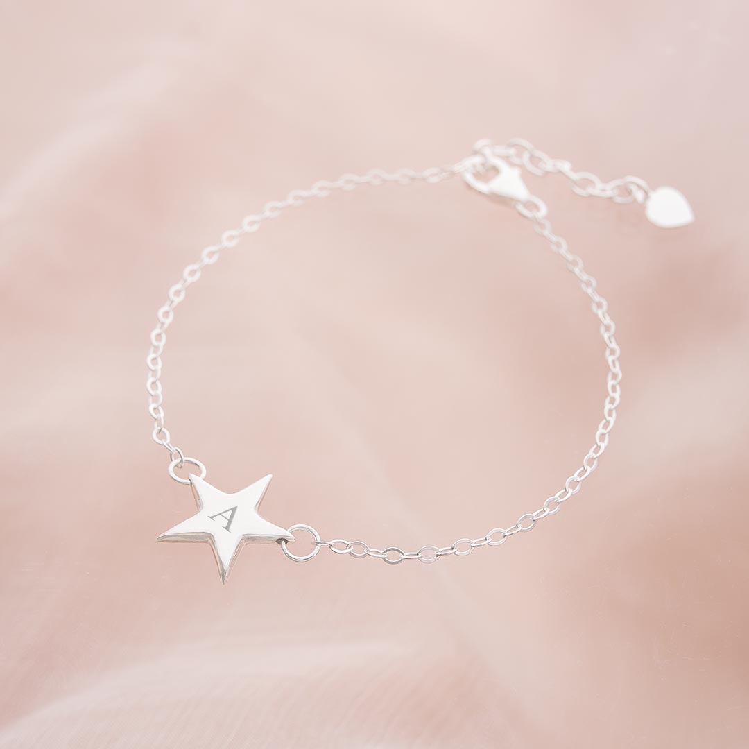 Chloe Initial Star Personalised Bracelet