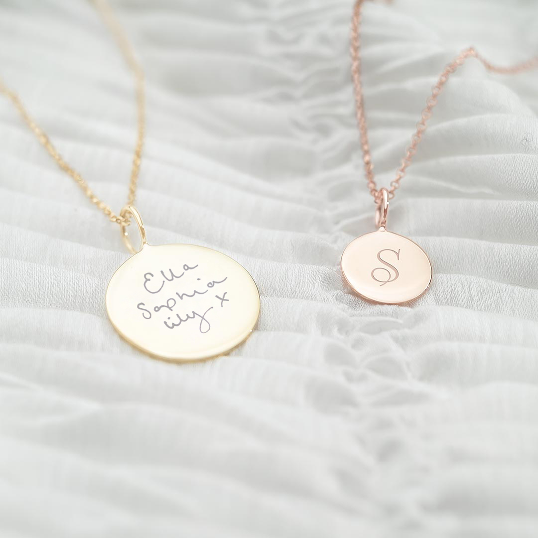 Sterling Silver Sia Personalised Handwriting Necklace