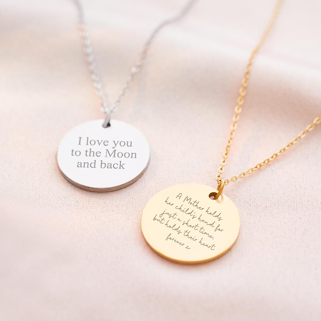 Asta Personalised Message Necklace